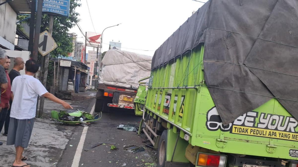 Insiden Truk Kontainer di KS Tubun Bogor Timbulkan Kemacetan dan Korban Luka Ringan